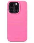 Калъф Holdit - Silicone, iPhone 14 Pro, Bright Pink - 1t