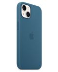 Калъф Apple - Silicone MagSafe, iPhone 13, Blue Jay - 2t