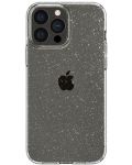 Калъф Spigen - Liquid Crystal Glitter, iPhone 13 Pro, Crystal Quartz - 1t