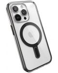 Калъф Speck - Presidio, iPhone 15 Pro, MagSafe ClickLock, прозрачен/черен - 3t