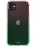 Калъф Holdit - SeeThru, iPhone 11/XR, Grass green/Bright Pink - 4t