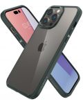 Калъф Spigen - Ultra Hybrid, iPhone 14 Pro, Abyss Green - 4t