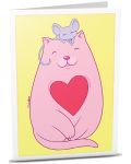 Картичка iGreet - Cats Love Mice - 1t