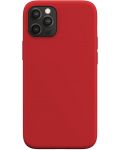 Калъф Next One - Silicon MagSafe, iPhone 12/12 Pro, червен - 1t
