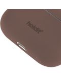 Kaлъф Holdit - Silicone, AirPods Pro 1/2, Dark Brown - 2t