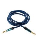 Кабел Tellur - Audio, жак 3.5 mm/жак 3.5 mm, 1 m, син - 1t