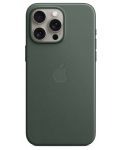 Калъф Apple - FineWoven MagSafe, iPhone 15 Pro, Evergreen - 1t