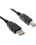 Кабел VCom - CU201-B, USB-A/USB-B, 3 m, черен - 1t