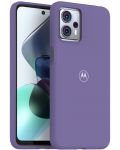 Калъф Motorola - Premium Soft, Moto G13, лилав - 4t