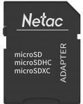 Карта памет Netac - 128GB PRO A1, microSDXC, Class10 + адаптер - 3t