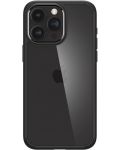 Калъф Spigen - Ultra Hybrid, iPhone 15 Pro Max, Matte Black - 1t