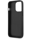 Калъф Guess - PU 4G Metal Logo, iPhone 14 Pro Max, сив - 5t