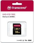 Карта памет Transcend - 32GB, SDHC, UHS-II U3, V90 - 2t