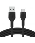 Кабел Belkin - Boost Charge, USB-A/USB-C, 1 m, черен - 4t