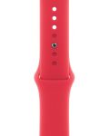 Каишка Apple - Sport S/M, Apple Watch, 45 mm, червена - 2t