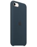 Калъф Apple - Silicone, iPhone SE, Abyss Blue - 2t