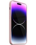 Калъф Next One - Silicon MagSafe, iPhone 14 Pro Max, розов - 3t