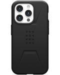 Калъф UAG - Civilian MagSafe, iPhone 15 Pro, черен - 1t