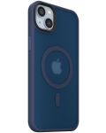 Калъф Next One - Midnight Mist Shield MagSafe, iPhone 14 Plus, син - 3t