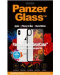 Калъф PanzerGlass - Clear, iPhone XS Max, прозрачен/черен - 2t