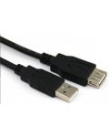 Кабел VCom - CU202-B, USB-A/USB-A, 1.5 m, черен - 1t