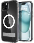 Калъф Spigen - Ultra Hybrid S, iPhone 15, Crystal Clear - 3t