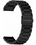 Каишка Spigen - Modern Fit, Galaxy/Huawei Watch, черна - 1t