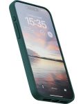 Калъф Njord - Salmon Leather MagSafe, iPhone 15 Pro Max, зелен - 3t