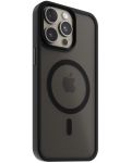 Калъф Next One - Black Mist Shield MagSafe, iPhone 15 Pro Мах, черен - 3t