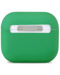 Калъф за слушалки Holdit - Silicone, AirPods 3, зелен - 2t