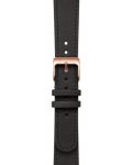 Каишка Withings - Leather, Rose Gold, 18mm, черна - 1t