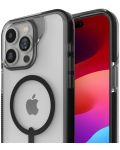 Калъф Zagg - Santa Cruz Snap, iPhone 15 Pro, прозрачен/черен - 4t