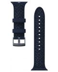 Каишка Njord - Salmon Leather, Apple Watch, 40/41 mm, тъмносиня - 2t