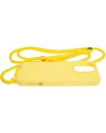 Калъф Mobile Origin - Lanyard, iPhone 15 Pro, Yellow - 3t