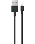 Кабел ttec - MFI AlumiCable, USB-A/Lightning, 1.2 m, черен - 1t