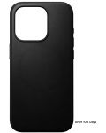 Калъф Nomad - Modern Leather, iPhone 15 Pro, черен - 3t
