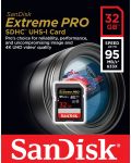 Карта памет SanDisk - Extreme PRO, 32GB, SDHC, Class10 - 4t