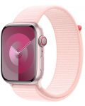 Каишка Apple - Sport Loop, Apple Watch, 45 mm, Light Pink - 1t