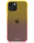 Калъф Holdit - SeeThru, iPhone 14/13, Bright Pink/Orange Juice - 2t