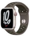 Каишка Apple - Nike Sport Regular, Apple Watch, 45 mm, сива - 2t
