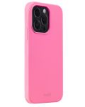 Калъф Holdit - Silicone, iPhone 14 Pro, Bright Pink - 2t