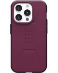 Калъф UAG - Civilian MagSafe, iPhone 15 Pro, червен - 1t
