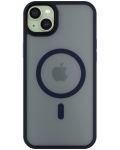 Калъф Next One - Midnight Mist Shield MagSafe, iPhone 15, тъмносин - 2t