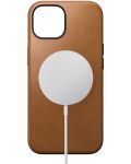 Калъф Nomad - Modern Leather, iPhone 15, English Tan - 2t