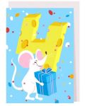 Картичка за рожден ден Creative Goodie - Мишле - 1t