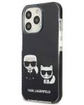 Калъф Karl Lagerfeld - TPE K and C, iPhone 13 Pro, черен - 3t
