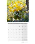 Календар Ackermann - Bouquets, 2024 - 3t