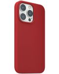 Калъф Next One - Silicon MagSafe, iPhone 13 Pro, червен - 3t