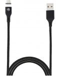 Кабел Tellur - Magnetic, USB-A/Micro USB, 1 m, черен - 1t