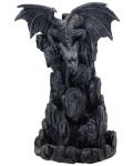 Кадилница Nemesis Now Adult: Dragons - Black Dragon, 19 cm - 1t